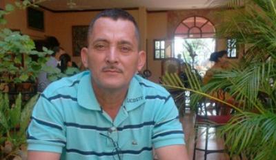 Tomás Membreño Pérez, president of an agricultural workers union in Honduras, has received death threats because of his union work. Credit: Courtesy Tomás Membreño Pérez and Solidarity Center Tomás Membreño Pérez, president of an agricultural workers union in Honduras, has received death threats because of his union work. Credit: Courtesy Tomás Membreño Pérez and Solidarity Center